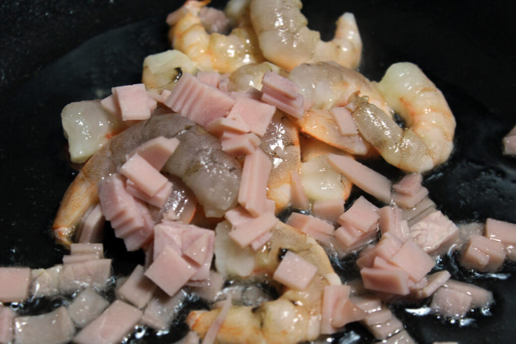 Yakimeshi - recetas con camarón, pollo, res o mixto.
